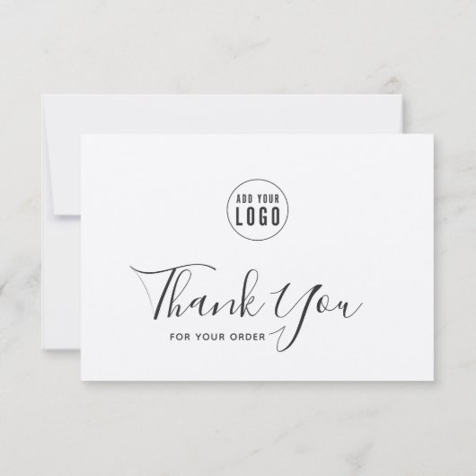 Voeg Logo donkergrijze rand Rustic Kraft toe Dank (Achterkant)