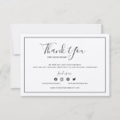 Voeg Logo donkergrijze rand Rustic Kraft toe Dank  (Voorkant)