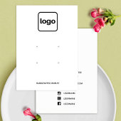Voeg Logo Four Hole Earring Display toe Visitekaartje