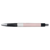Voeg Logo Girly Blush Pink Elegant Name Titel toe Pen (Voorkant)