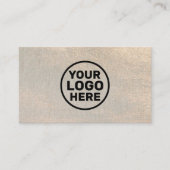 Voeg Logo Gold Flecks Visitekaartje toe (Voorkant)