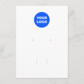 Voeg Logo Hair Bow en Earring toe Informatiekaartje (Voorkant)