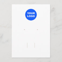 Voeg Logo Hair Bow en Earring toe Informatiekaartje