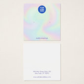 Voeg Logo Holographic Stud Earning Display Kaart t (Voorkant /achterkant)