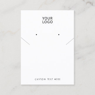 Voeg logo Joodse Wit ketting oorscherm toe Visitekaartje