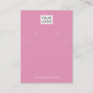 Voeg logo Joodse zwarte ketting oorscherm toe Visitekaartje