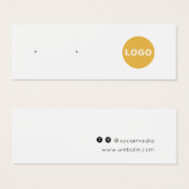 Voeg Logo Kaart voor juwelenweergave toe (Voorkant /achterkant)