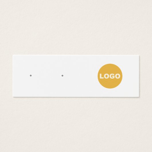 Voeg Logo Kaart voor juwelenweergave toe (Voorkant)