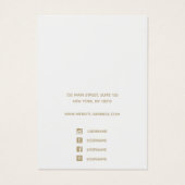 Voeg Logo Light Grey Earring Jewelry Display toe Visitekaartje (Achterkant)