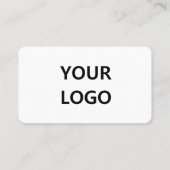 Voeg Logo, Naam, Titel, Telefoon, E-mail, Adres, W Visitekaartje (Achterkant)