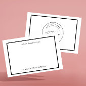 Voeg Logo of foto artiest dank u kaart