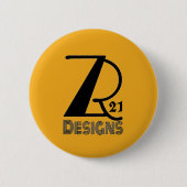 Voeg Logo of merk toe. ZR21design Gold Button (Voorkant)