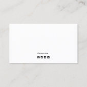 Voeg Logo Photo Professional Visitekaartje (Achterkant)