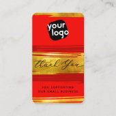 Voeg Logo & QR Code Moderne Gepersonaliseerd toe D Visitekaartje (Voorkant)