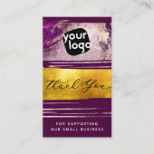 Voeg Logo & QR Code Moderne Gepersonaliseerd toe D Visitekaartje (Voorkant)