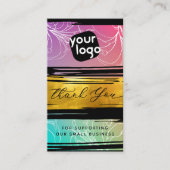   Voeg logo & QR-code toe Modern persoonlijk bedan Visitekaartje (Voorkant)