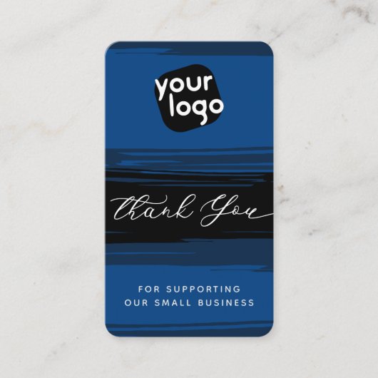   Voeg logo & QR-code toe Modern persoonlijk bedan Visitekaartje (Voorkant)