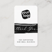   Voeg logo & QR-code toe Moderne gepersonaliseerd Visitekaartje (Voorkant)