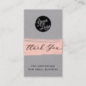   Voeg logo & QR-code toe moderne gepersonaliseerd Visitekaartje (Voorkant)