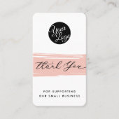 Voeg logo & QR-code toe moderne gepersonaliseerd Visitekaartje (Voorkant)