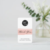 Voeg logo & QR-code toe moderne gepersonaliseerd Visitekaartje (Staand voorkant)