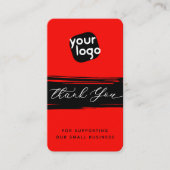   Voeg logo & QR-code toe Moderne gepersonaliseerd Visitekaartje (Voorkant)