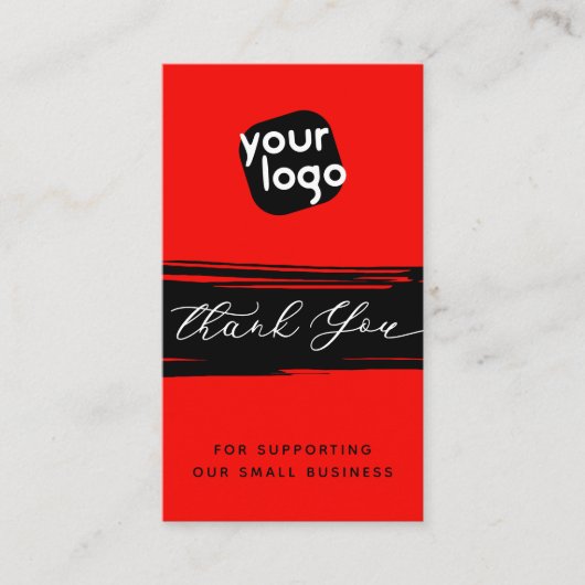   Voeg logo & QR-code toe Moderne gepersonaliseerd Visitekaartje (Voorkant)