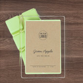 Voeg Logo Script Lines Kraft Product Label toe Wijn Etiket