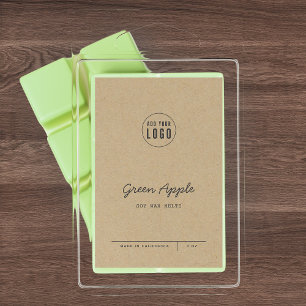 Voeg Logo Script Lines Kraft Product Label toe Wijn Etiket