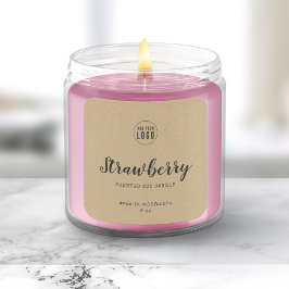 Voeg logo-script & typemachinekracht toe aan produ vierkante sticker