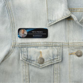 Voeg Logo Simple Zwarte Golf Licht toe Naamplaatje (In situ)