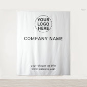 Voeg Logo & tekst l Professional Corporate White t Wandkleed (Voorkant)