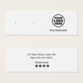 Voeg Logo toe die de Kaart van de Vertoning van de (Voorkant /achterkant)