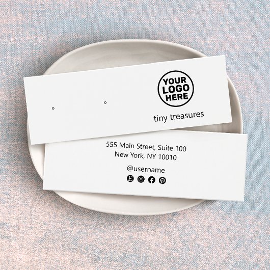 Voeg Logo toe die de Kaart van de Vertoning van de