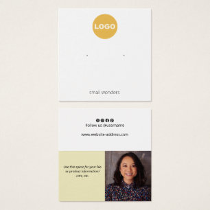 Voeg Logo toe die de Kaart van de Vertoning van de