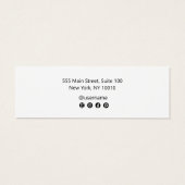 Voeg Logo toe die de Kaart van de Vertoning van de (Achterkant)