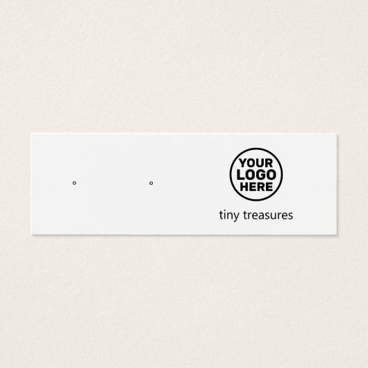 Voeg Logo toe die de Kaart van de Vertoning van de (Voorkant)