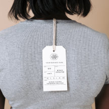 Voeg Logo toe Kleding Wasinstructies Prijs Ophange