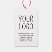 Voeg Logo toe Uw bestelling Made My Day Cadeaulabel (Achterkant)