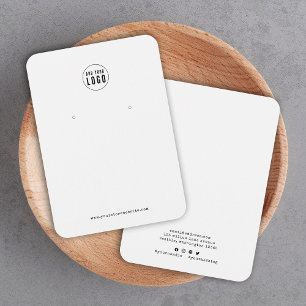 Voeg Logo Toetsenbord Sieraden Displaykaart toe Visitekaartje