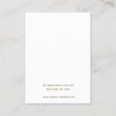 Voeg Logo twee achtergebleven Kettingen weergaveho Visitekaartje (Achterkant)