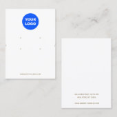 Voeg Logo twee achtergebleven Kettingen weergaveho Visitekaartje (Voorkant / Achterkant)