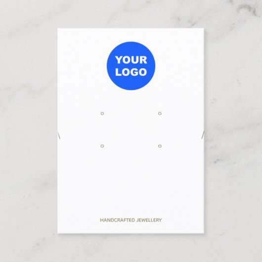 Voeg Logo twee achtergebleven Kettingen weergaveho Visitekaartje (Voorkant)