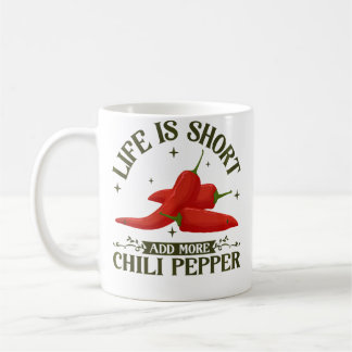 Voeg Meer Chilipeper Toe Koffiemok