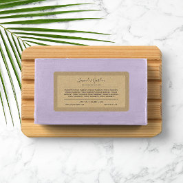 Voeg merkkalligrafie-ingrediënten toe aan Kraft Etiket