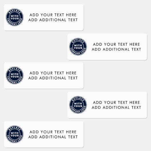 Voeg Modern Eenvoudig Zakelijk Logo Toe Labels (Groep)