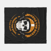 Voeg Naam 4 Wielen toe Beweeg Lichaam 2 Wielen Bew Fleece Deken (Voorkant (Horizontaal))