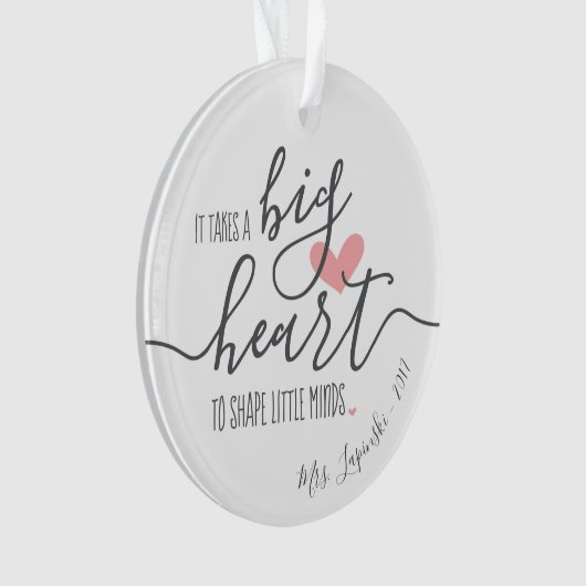 Voeg naam en jaar toe, persoonlijk aangepast. Het  Ornament (voorkant)