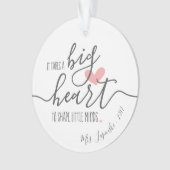 Voeg naam en jaar toe, persoonlijk aangepast. Het  Ornament (voorkant)