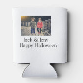 voeg naam foto tekst Halloween kinder meisje jonge Blikjeskoeler (Achterkant)